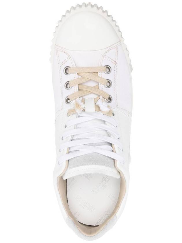 New Evolution Leather Low Top Sneakers White - MAISON MARGIELA - BALAAN 3