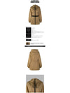 EKD Printed Belted Hooded Parka Beige - BURBERRY - BALAAN 3