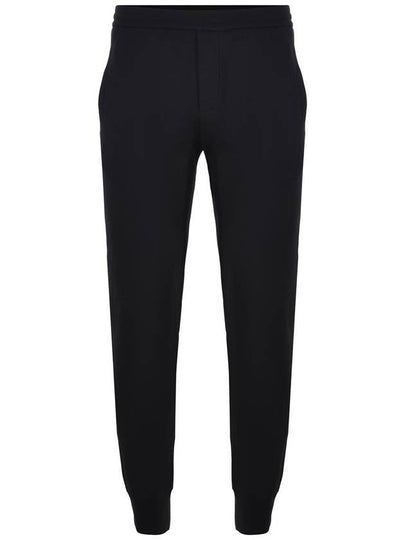 cotton track pants black - EMPORIO ARMANI - BALAAN 2