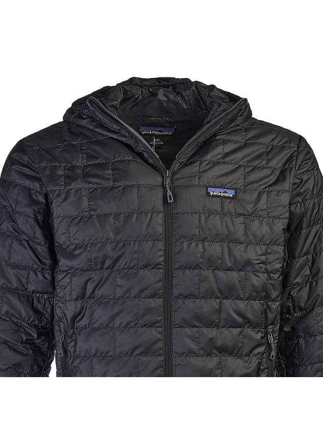 Men's Nano Puff Insulated Hooded Padding Black - PATAGONIA - BALAAN 5