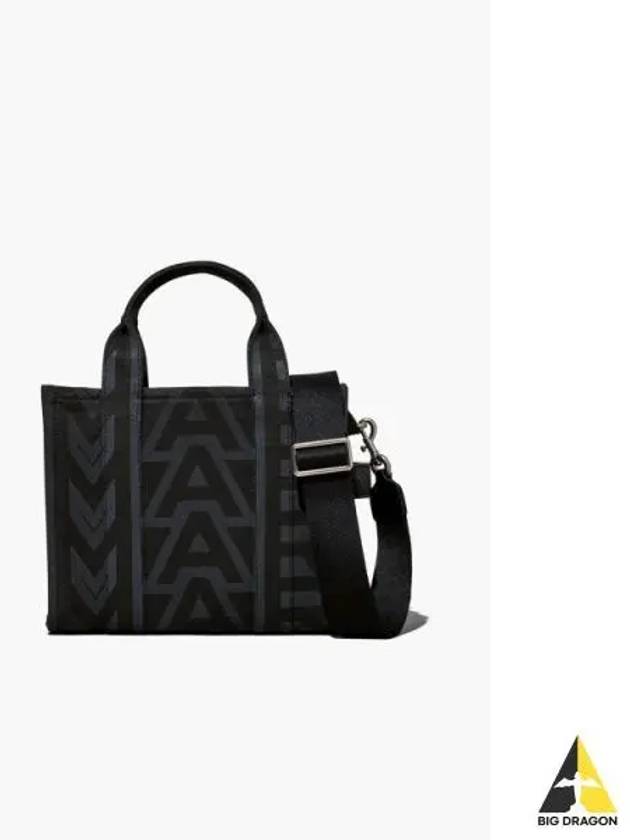 Monogram Printed The Small Tote Black Multi MBBAM23009BKX - MARC JACOBS - BALAAN 1