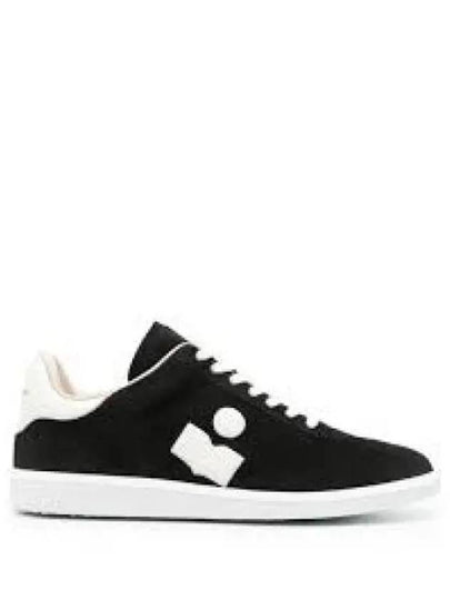 Bryce Suede Low Top Sneakers Black - ISABEL MARANT - BALAAN 2