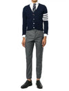 Unisex short cashmere cardigan MKCS01A 00011 - THOM BROWNE - BALAAN 6