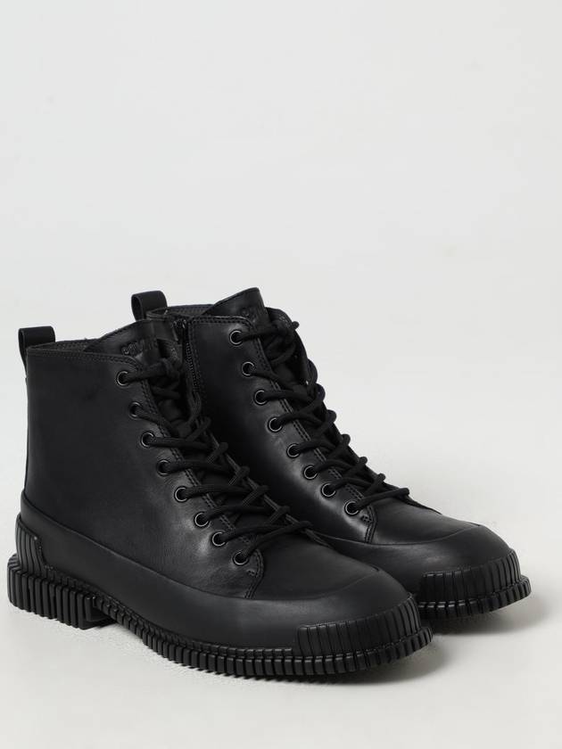 Pix Lace-Up Worker Boots Black - CAMPER - BALAAN 3