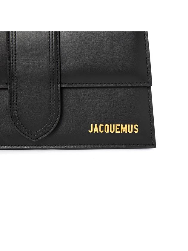 Le Grand Bambino Leather Tote Bag Black - JACQUEMUS - BALAAN 9