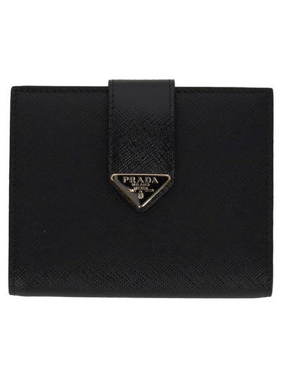 Saffiano Small Bicycle Wallet Black - PRADA - BALAAN 2