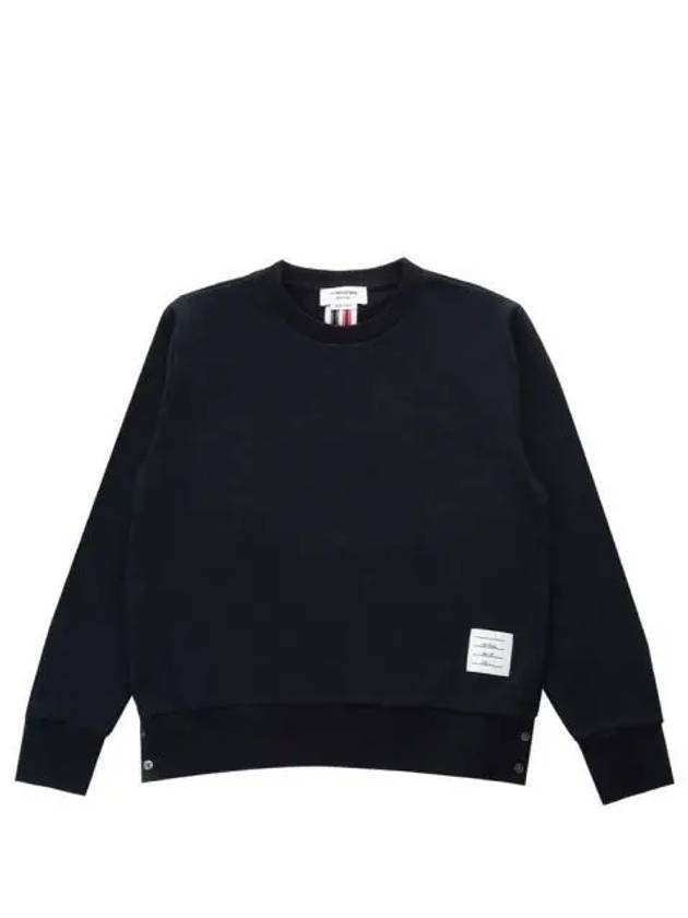 Center Back Stripe Crewneck Sweatshirt Navy - THOM BROWNE - BALAAN 2