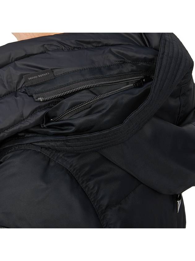 Mystique Satin Long Parka Padding Black - CANADA GOOSE - BALAAN 11