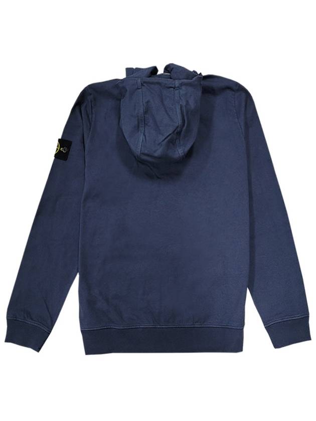 Waffen Patch Zip Up Hoodie Marine Blue - STONE ISLAND - BALAAN 3