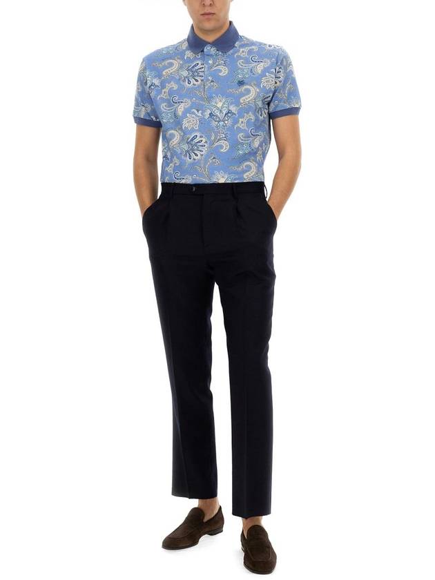 Etro Polo Shirt With Print - ETRO - BALAAN 2