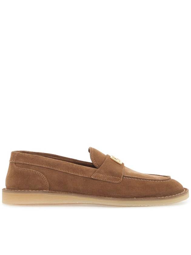 suede leather moccas - DOLCE&GABBANA - BALAAN 1