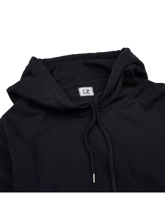 Lens Wappen Hoodie Black - CP COMPANY - BALAAN 4