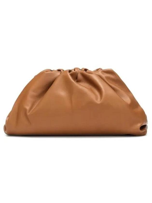 Nappa Pouch Dumpling Clutch Bag Tan - BOTTEGA VENETA - BALAAN 1