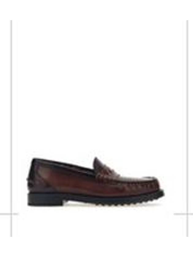 Penny Leather Loafers Burgundy - TOD'S - BALAAN 1