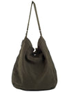 Dowel Multi Hobo Shoulder Bag Deep Olive - DONIRAY - BALAAN 5