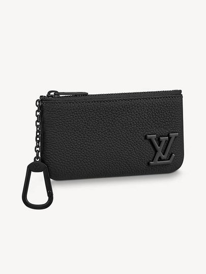 LV Aerogram Key Pouch Black - LOUIS VUITTON - BALAAN 2