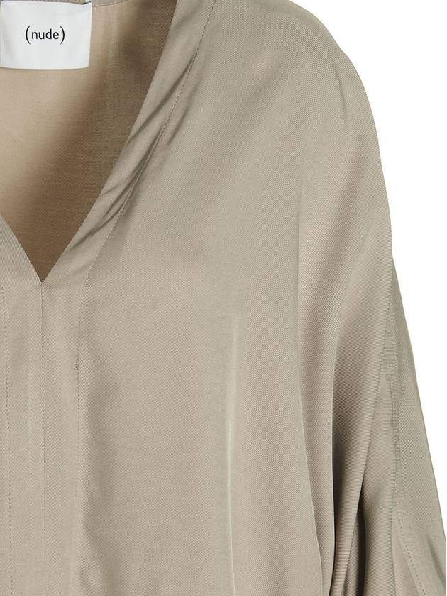 Nude Oversize Blouse - NUDE - BALAAN 3