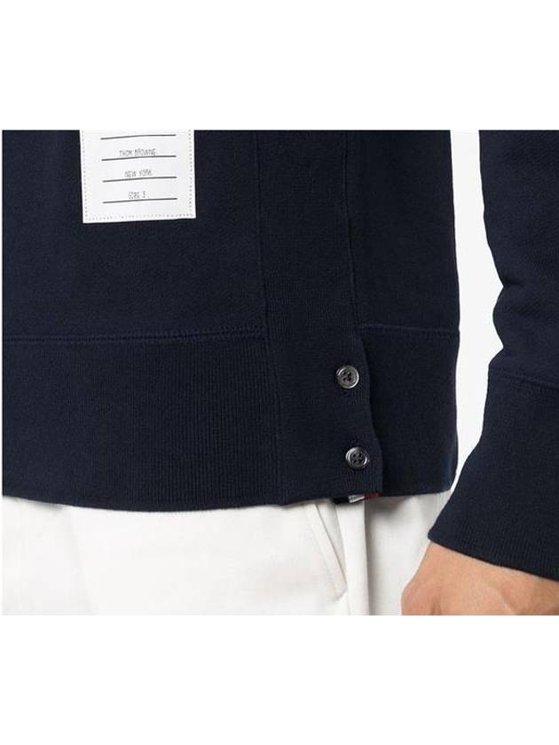 4 Bar Loopback Jersey Sweatshirt Navy - THOM BROWNE - BALAAN 3