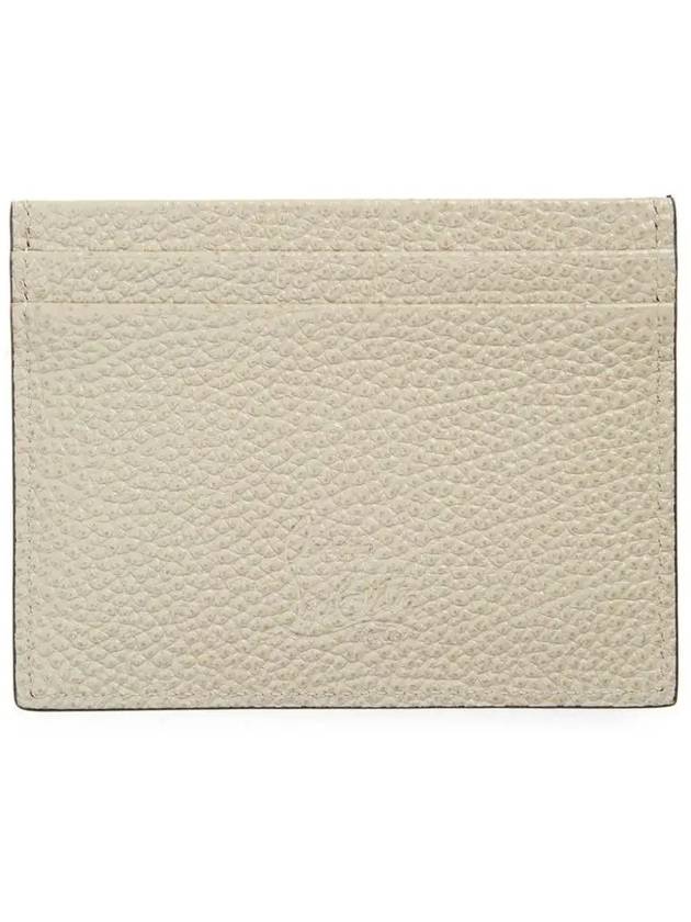 Chios Spike Card Wallet Beige - CHRISTIAN LOUBOUTIN - BALAAN 4