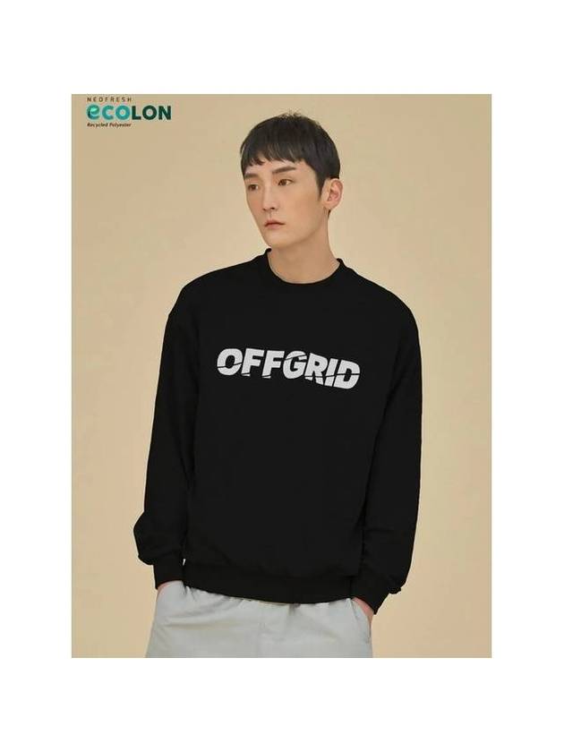 overfit graphic sweatshirt black - OFFGRID - BALAAN 1