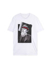 Men's Poseidon Print Short Sleeve T-Shirt White - NEIL BARRETT - BALAAN 4