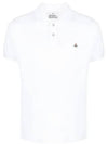 Embroidered Logo Classic Polo Shirt White - VIVIENNE WESTWOOD - BALAAN 2