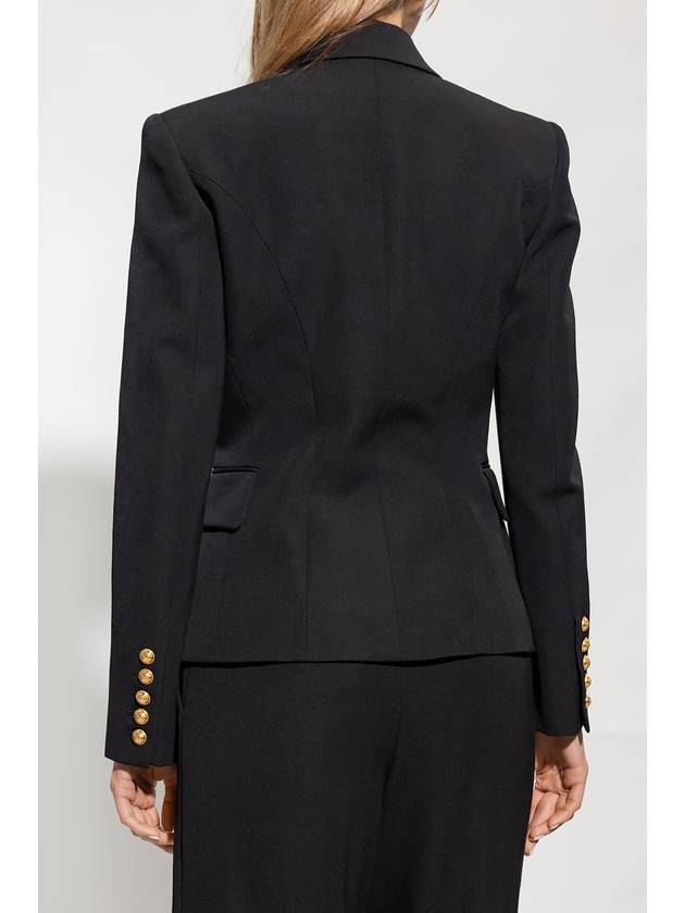 Balmain Wool Blazer, Women's, Black - BALMAIN - BALAAN 4