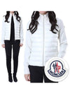 Logo patch knit neck padded layered women s zip up 9B00014 M1131 030 - MONCLER - BALAAN 2