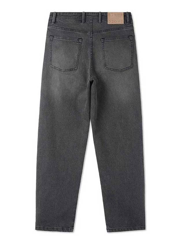 Destroyed tapered fit denim pants WASHED GRAY - BLACKBROWN - BALAAN 2