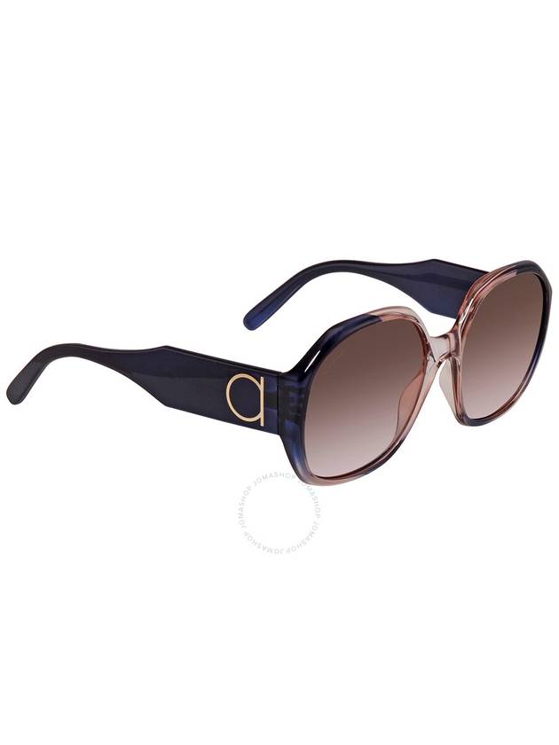 Women s Geometric Sunglasses Beige - SALVATORE FERRAGAMO - BALAAN 4