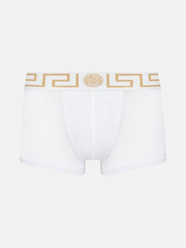 Men's Greca Border Draws 2 Pack Briefs White - VERSACE - BALAAN 2