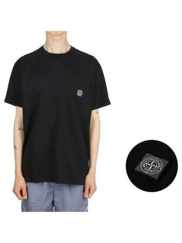 Logo patch short sleeve t shirt 270514 - STONE ISLAND - BALAAN 1