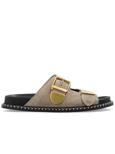 Chloé ‘Rebecca’ Slides, Women's, Beige - CHLOE - BALAAN 1