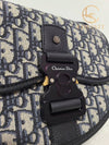 Used luxury goods Lewis It Beige Black Oblique Gallop Mini Strap Bag - DIOR - BALAAN 5