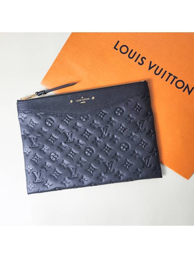 Monogram Daily Empreinte Pouch Bag Black - LOUIS VUITTON - BALAAN 2