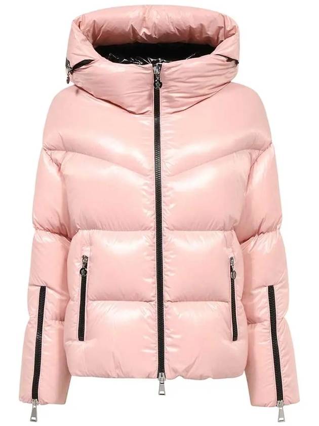 Women's Huppe Short Down Padding Light Pink - MONCLER - BALAAN 3