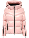 Women's Huppe Short Down Padding Light Pink - MONCLER - BALAAN 3