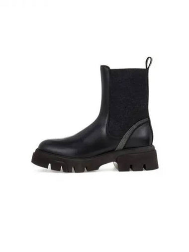 10 epoint women s Monili line leather boots black 270843 - BRUNELLO CUCINELLI - BALAAN 1