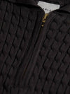 Bali Tennis Collar Short Sleeve Knit Tee Half Zip Up Lillian Off Court Polo TOP Black - VARLEY - BALAAN 7