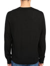 Crew Neck Wool Knit Top Black - THEORY - BALAAN 5