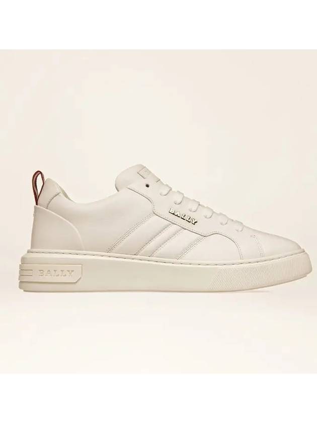 Men's New Maxim Low Top Sneakers MSK075 NA003 U001 White - BALLY - BALAAN 3