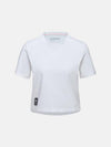 Women's Massone Patch Cropped Short Sleeve T-Shirt White - MAMMUT - BALAAN 2