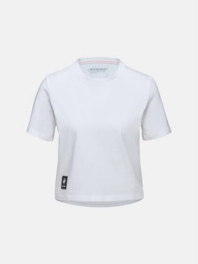 Women's Massone Patch Cropped Short Sleeve T-Shirt White - MAMMUT - BALAAN 2