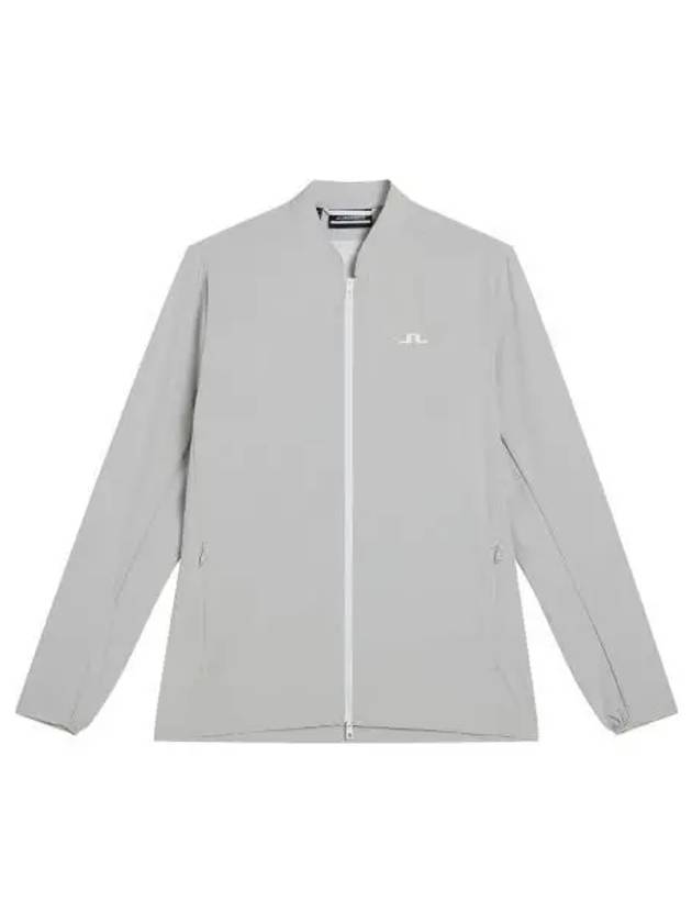 Jeff Hybrid Logo Zip-Up Jacket Grey - J.LINDEBERG - BALAAN 2