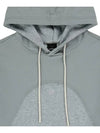 Curved Incision Heavy Sweat Hoodie Melange Gray - OFFGRID - BALAAN 3