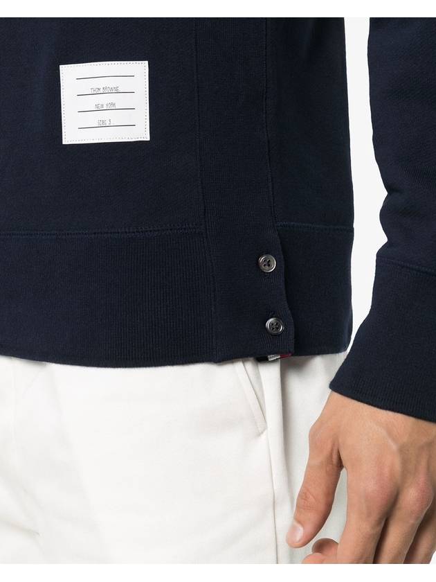 4 Bar Loopback Jersey Sweatshirt Navy - THOM BROWNE - BALAAN 6