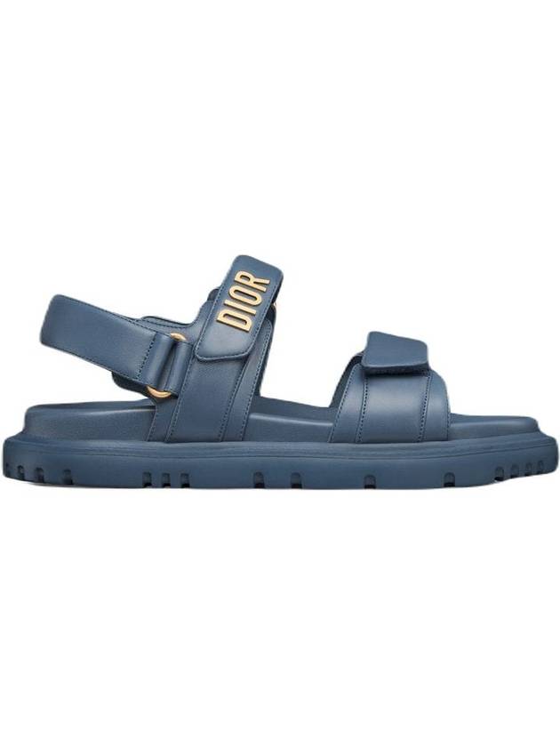 Dioract Strap Lambskin Sandals Midnight Blue - DIOR - BALAAN 2