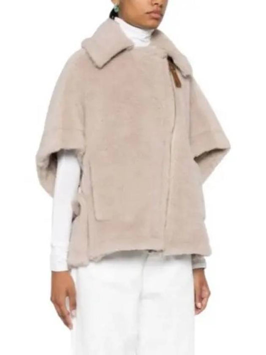 Newmanto 1 Teddy Cape Beige - MAX MARA - BALAAN 1