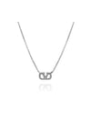 Valentino 4W2J0Q37 YCW 68S J0Q37 Garavani V logo crystal necklace - RED VALENTINO - BALAAN 1