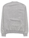 Women's Tiger Academy Wool Knit Top Pale Grey - KENZO - BALAAN 3